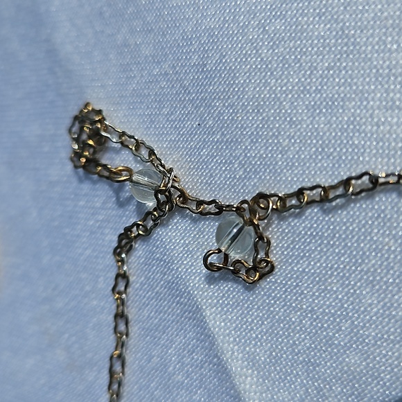 Grey Smokey Color Cameo Gold Tone Vintage Style #136 - Picture 4 of 4